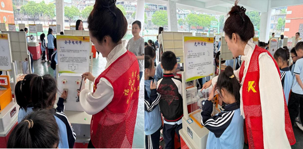 流動星光耀童心 科技筑夢新家園——福州科技館科普大篷車駛入福州市快安學校