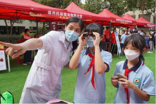 福州科技館眼健康分館參加2022年福州市全國科普日活動暨福州科技館科普場館“1+N”志愿服務行動