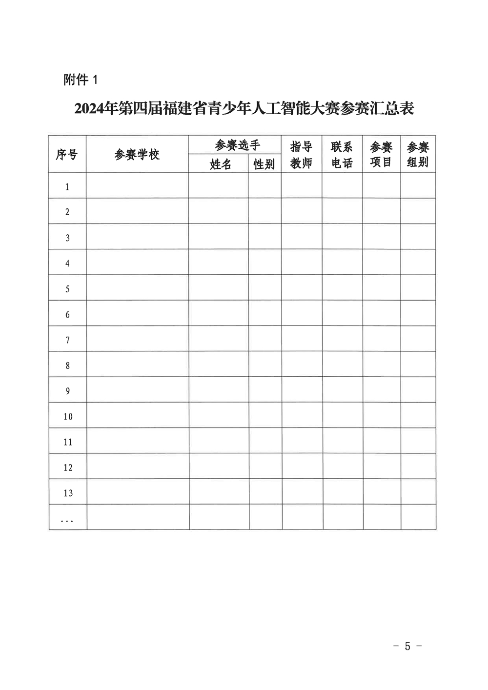 福州市科學(xué)技術(shù)協(xié)會關(guān)于組織參加2024年第四屆福建省青少年人工智能大賽的通知
